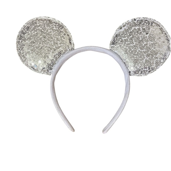 Disney Minnie, mouse white glitter sparkle headband - Picture 2 of 2